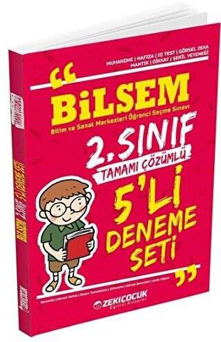 2. Sınıf Bilsem 5`li Deneme Seti Çözümlü - 1