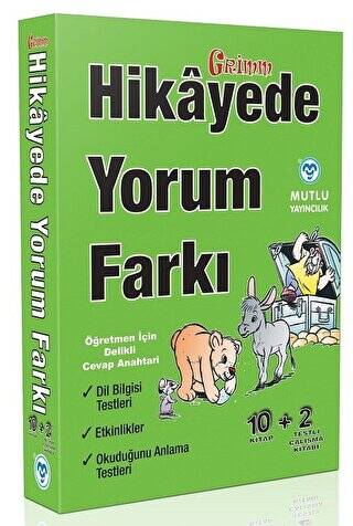 2. Sınıf Hikayede Yorum Farkı 10 Kitap Hikaye Set + 2 Dilbilgisi Test Kitabı - 1