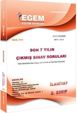 2. Sınıf İlahiyat Çıkmış Sınav Soruları 2011-2018 - 1