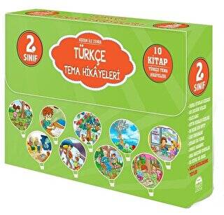 2. Sınıf Kerem İle Zehra Türkçe Tema Hikayeleri 10 Kitap Takım - 1