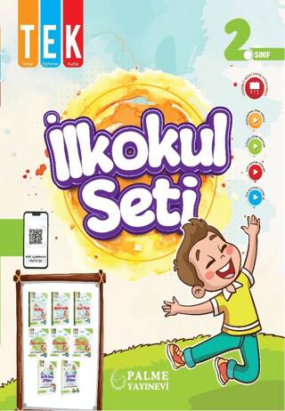 2. Sınıf Tek İlkokul Seti 8 Kitap - 1