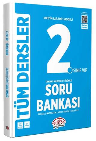 2. Sınıf Tüm Dersler Soru Bankası Karekod Çözümlü - 1