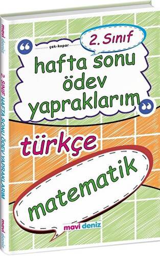 2. Sınıf Türkçe Hafta Sonu Ödev Yapraklarım - 1