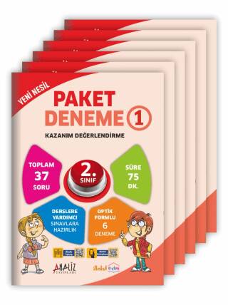 2. Sınıf Yeni Nesil Paket Deneme 6`lı - 1