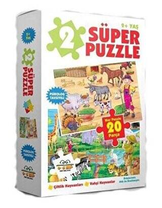 2 Süper Puzzle Çiftlik Hayvanları - 1