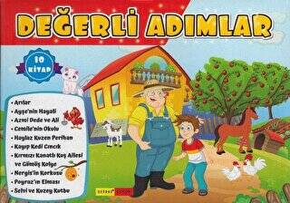 2 ve 3. Sınıflar için Değerli Adımlar Serisi Seti - 10 Kitap Takım - 1