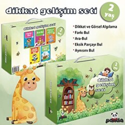 2 Yaş Dikkat Gelişim Seti - Beyaz Panda Yayınları