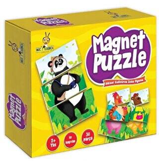 2+ Yaş Magnet Puzzle Dikkat Geliştiren Zeka Oyunu - 1