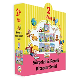 2+ Yaş Sürprizli ve Renkli Kitaplar Serisi 7 Kitap Set - 1