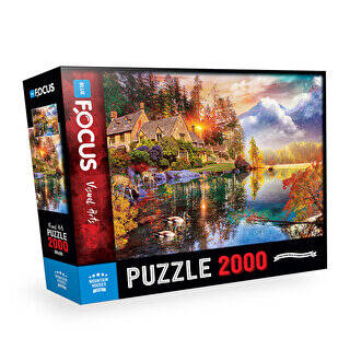 2000 Parça Puzzle - Mountain Houses Dağ Evleri - 1