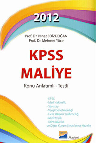 2012 KPSS Maliye Konu Anlatımlı - Testli - 1