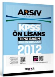 2012 KPSS Ön Lisans Arşiv Serisi Tıpkı Basım Çıkmış Sorular - 1