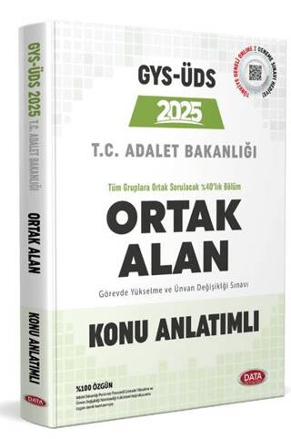 Adalet Bakanlığı GYS-ÜDS Ortak Alan Konu Anlatımlı - 1