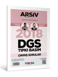 2018 DGS Arşiv Serisi Tıpkı Basım Çıkmış Sorular - 1