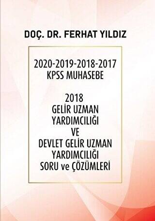 2018 Gelir Uzman Yardımcılığı ve Devlet Gelir Uzman Yardımcılığı Soru ve Çözümleri - 1