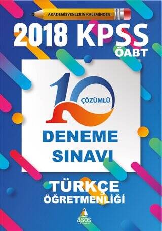 2018 KPSS ÖABT Türkçe Öğretmenliği 10 Çözümlü Deneme Sınavı - 1