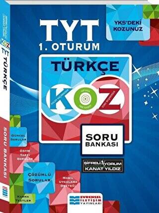TYT 1. Oturum Türkçe Kolaydan Zora Soru Bankası - 1