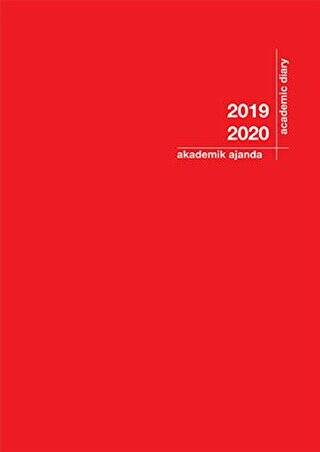 2019-2020 Akademik Ajanda 22X29cm - Kırmızı - 1