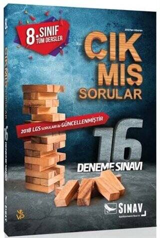 2019 8. Sınıf Çıkmış Sorular 16 Deneme Sınavı - 1