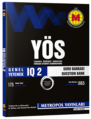 2019 YÖS Genel Yetenek IQ-2 Soru Bankası - 1