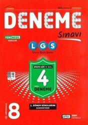 2020 8. Sınıf LGS 1. Dönem Deneme Sınavı - 1