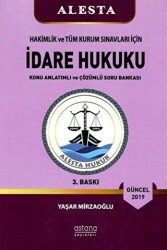 2020 Alesta Hakimlik ve Tüm Kurum Sınavları İçin İdare Hukuku Konu Anlatımlı ve Çözümlü Soru Bankası - Astana Yayınları