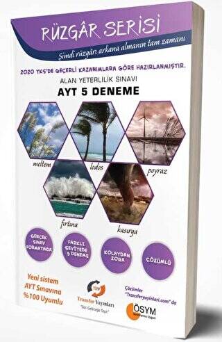 2020 AYT Rüzgar Serisi 5 Deneme - 1