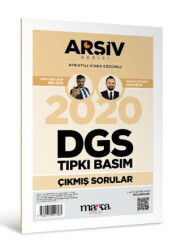 2020 DGS Arşiv Serisi Tıpkı Basım Çıkmış Sorular - 1