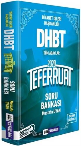 2020 DHBT Teferruat Serisi Tamamı Çözümlü Soru Bankası - 1