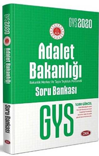 2020 GYS Adalet Bakanlığı Merkez Taşra Teşkilatı Soru Bankası Görevde Yükselme - 1