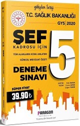 2020 GYS Sağlık Bakanlığı ŞEFLİK Konu ve Mevzuat Özetli 5 Deneme - 1