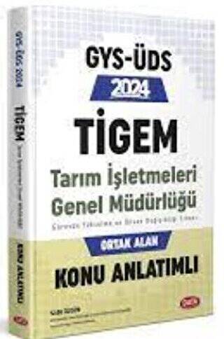 2024 GYS TİGEM Tarım İşletmeleri Konu Anlatımlı Soru Bankası - 1