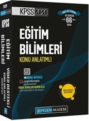 2020 KPSS Eğitim Bilimleri Video Destekli Konu Anlatımlı Modüler Set 6 Kitap Takım - 1