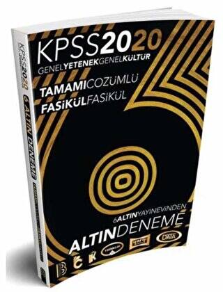 2020 KPSS Genel Yetenek Genel Kültür 6 Altın Çözümlü Fasikül Deneme - 1