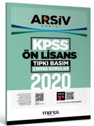 2020 KPSS Ön Lisans Arşiv Serisi Tıpkı Basım Çıkmış Sorular - 1
