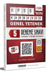 2020 KPSS`nin KareKodu Lisans Genel Yetenek Tamamı Video Çözümlü 5 Deneme Sınavı - 1