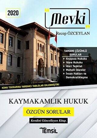 2020 Mevki Kaymakamlık Hukuk Özgün Sorular - 1