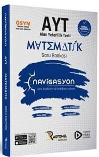 YKS AYT Matematik Soru Bankası Navigasyon Video Çözümlü - 1