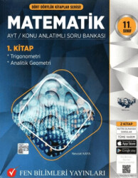 11. Sınıf Dört Dörtlük Kitaplar Serisi Matematik AYT Konu Anlatımlı Soru Bankası 4 Kitap Set - 1