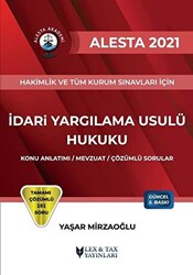 2021 Alesta İdari Yargılama Usulü Hukuku - 1