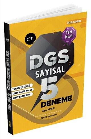 2021 DGS Sayısal Tamamı Çözümlü 5 Deneme - 1