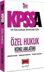 2021 KPSS A Grubu ve Tüm Kurum Sınavları İçin Özel Hukuk Konu Anlatımı - Yargı Yayınevi