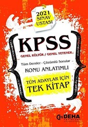 2021 KPSS Genel Kültür Genel Yetenek Konu Anlatımlı Tek Kitap - 1