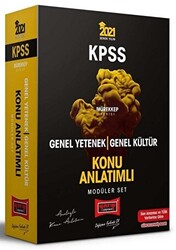2021 KPSS Genel Yetenek Genel Kültür Konu Anlatımlı Modüler Set Mürekkep Serisi - Yargı Yayınevi
