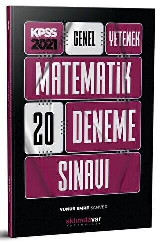 2021 KPSS Genel Yetenek Matematik 20 Deneme Sınavı - 1