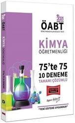 2021 ÖABT Kimya Öğretmenliği 75`te 75 Tamamı Çözümlü 10 Deneme Sınavı - 1