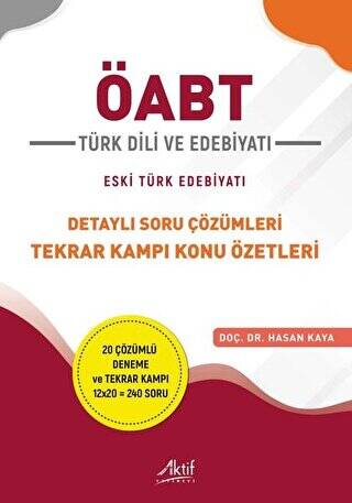 ÖABT Türk Dili ve Edebiyatı Detaylı Soru Çözümleri Tekrar Kampı Konu Özetleri - 1