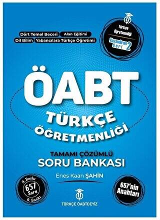 2021 ÖABT Türkçe Öğretmenliği Soru Bankası Çözümlü - 1