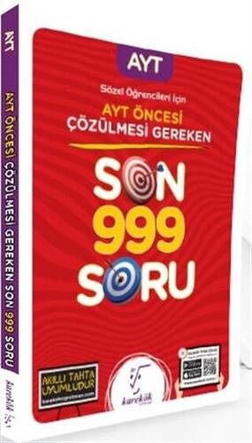Sözel Öğrencileri İçin AYT Öncesi Çözülmesi Gereken Son 999 Soru - 1