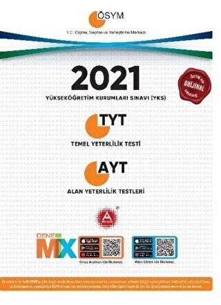 2021 TYT AYT Tıpkı Basım Deneme Sınavı Paketi - 1